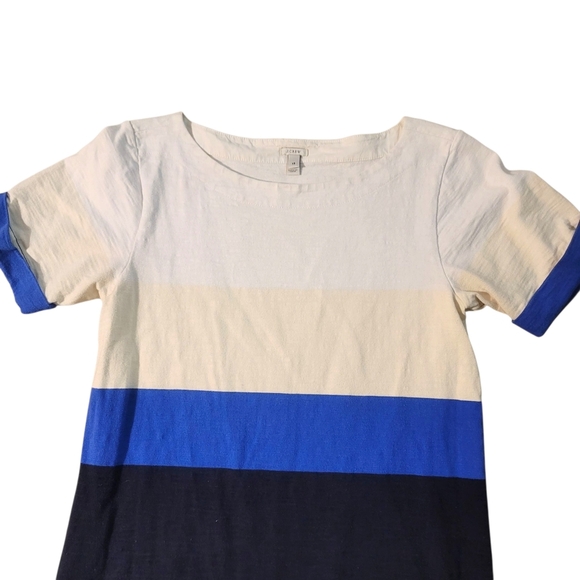 J. Crew Color Block Midi Dress - Picture 4 of 7